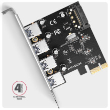 I / O CARD USB2 PCIE 4PORT / PCEU-430RS AXAGON