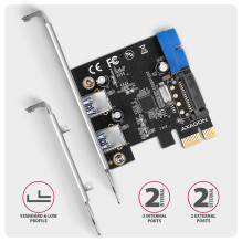 I / O CARD PCIE USB 5GBPS 4PORT / SP&LP PCEU-232RS AXAGON I / O CARD PCIE USB 5GBPS 4PORT / SP&LP PCEU-232RS AXAGON