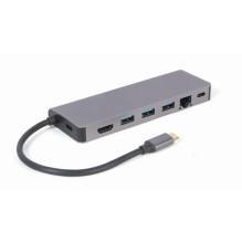 I / O ADAPTERIS USB-C PRIE HDMI / USB3 / 5IN1 A-CM-COMBO5-05 GEMBIRD