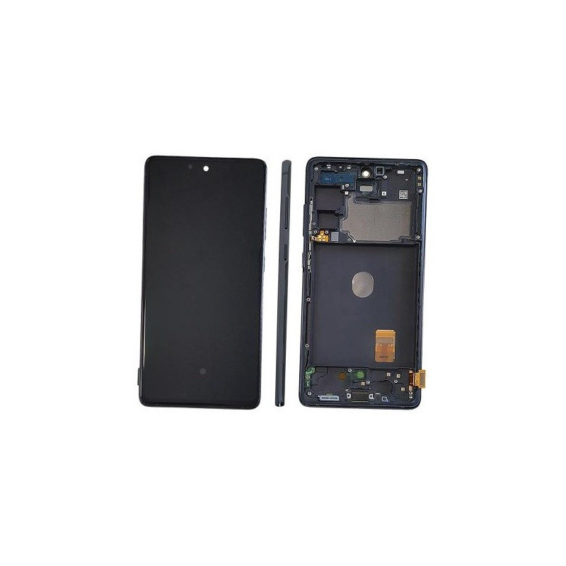 LCD screen Samsung G780 / G781 S20 FE with touch screen and frame Cloud Navy original (service pack)