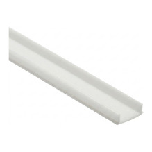 Synergy 21 LED U-profile with ALU084 PMMA opal diffuser/cover, opal plastic cover