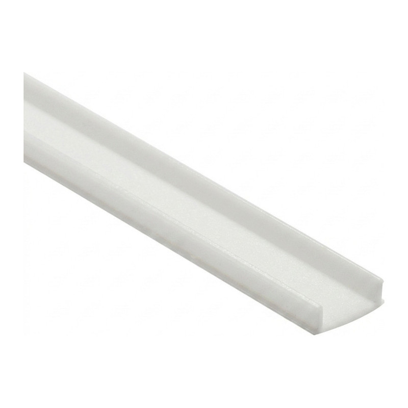 Synergy 21 LED U-profile with ALU084 PMMA opal diffuser/cover, opal plastic cover