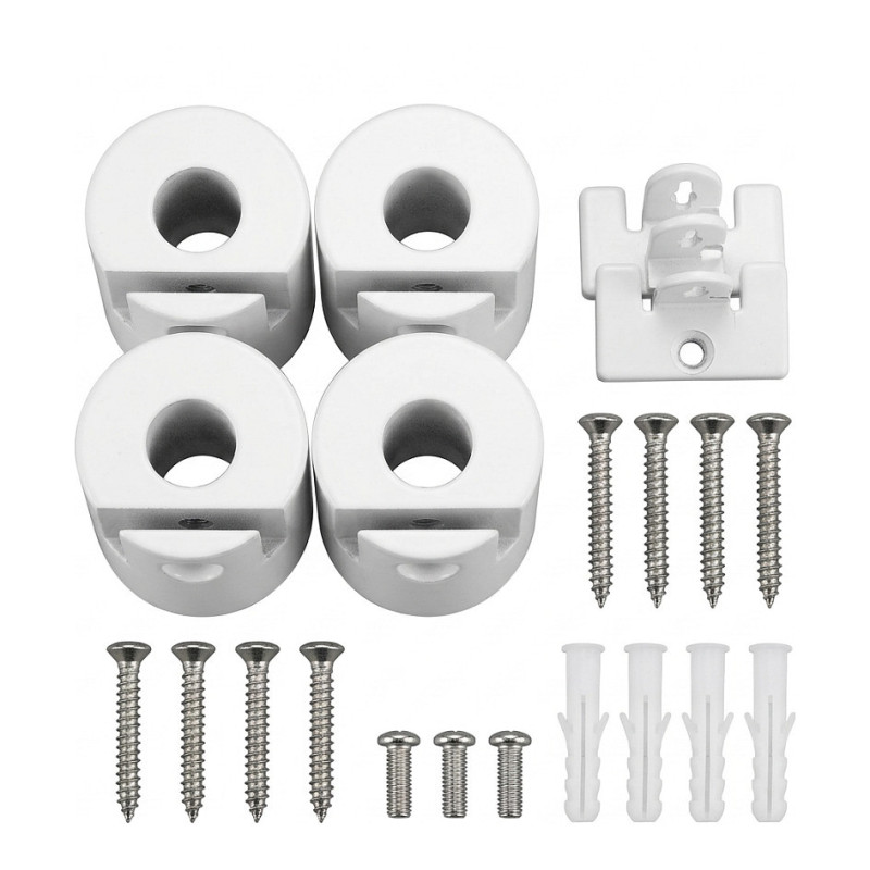 Synergy 21 LED light panel mounting kit cylinder for V3 PRO panel white