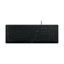 CHERRY STREAM PROTECT KEYBOARD Corded US-Layout schwarz CHERRY STREAM PROTECT KEYBOARD Corded US-Layout schwarz