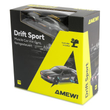 Amewi Drift Sport Muscle Car mit Gyro 4WD 1:43 RTR grau 6+