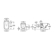 UNITAZ PAK GAP SQUARE RIMLE SU DANG BAL UNITAZ PAK GAP SQUARE RIMLE SU DANG BAL
