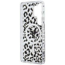 GUESS case for SAMSUNG S26 Ultra GUHMS26LHLEGTGLK (Magnetic IML Leopard Print Triangle) black GUESS case for SAMSUNG S26 Ultra GUHMS26LHLEGTGLK (Magnetic IML Leopard Print Triangle) black