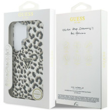 GUESS case for SAMSUNG S26 Ultra GUHMS26LHLEGTGLK (Magnetic IML Leopard Print Triangle) black GUESS case for SAMSUNG S26 Ultra GUHMS26LHLEGTGLK (Magnetic IML Leopard Print Triangle) black