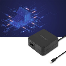 „Qoltec 51027“ įkroviklis, 65 W, 5–20,3 V, 2–3,25 A, USB C tipo, PD „Qoltec 51027“ įkroviklis, 65 W, 5–20,3 V, 2–3,25 A, USB C tipo, PD