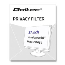 Qoltec 51064 display privacy filters 68.6 cm (27") Qoltec 51064 display privacy filters 68.6 cm (27")