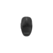 Gembird MUSW2-6B-01 Dual-mode wireless mouse (2.4G + BT), 1600 DPI, 6-button, black Gembird MUSW2-6B-01 Dual-mode wireless mouse (2.4G + BT), 1600 DPI, 6-button, black