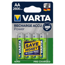 AA / LR06 PRO baterijos Varta READY2USE PRO Ni-MH 2600 mAh / 5716, pakuotėje po 4 vnt.