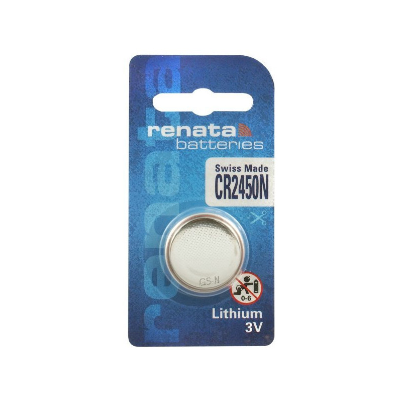 CR2450N battery 3V Renata lithium in a package of 1 pc.