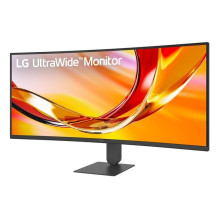 LCD Monitor, LG, 34 ", 3440 x 1440 pixels, Wide Quad HD, Native aspect ratio 21:9, Curved, 34U640B-B