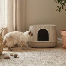 SAVIC Moona Mocha - cat litter box - 57x39x39cm