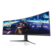 ASUS ROG Strix XG49VQ kompiuterio monitorius 124,5 cm (49") 3840 x 1080 pikselių itin platus „Full HD“ LED juodas