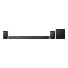 Garso Juosta - Samsung HW-Q930H 9.1.4 Kanalo, Dolby Atmos, Belaidis Subvufers Juodas