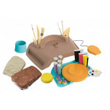 Kūrybinis rinkinys keramikos studija +2kg molio Kūrybinis rinkinys keramikos studija +2kg molio