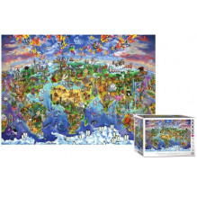 Dėlionė Pasaulio stebuklai Maria Rabinky 5000 Dėlionė Pasaulio stebuklai Maria Rabinky 5000
