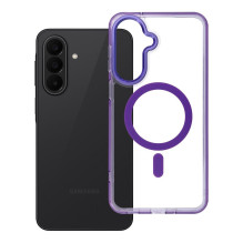 Case for Samsung A27 Frame Clear Hybrid Mag Cover compatible with MagSafe purple Case for Samsung A27 Frame Clear Hybrid Mag Cover compatible with MagSafe purple