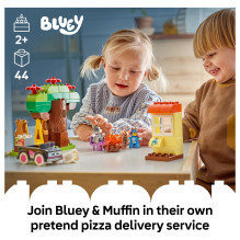 LEGO DUPLO Pizza Sisters with Muffin and Bluey LEGO DUPLO Pizza Sisters with Muffin and Bluey