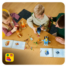 LEGO Blueys Familie aus Steinen LEGO Blueys Familie aus Steinen