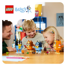 LEGO Bluey's family made of bricks LEGO Bluey's family made of bricks