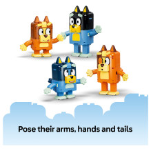 LEGO Bluey's family made of bricks LEGO Bluey's family made of bricks