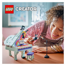 LEGO kūrėjas Deko-Klavier mit Katze