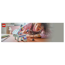 LEGO kūrėjas Deko-Klavier mit Katze