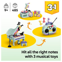 LEGO kūrėjas Deko-Klavier mit Katze