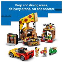 LEGO City Pizza Delivery Experience with Vehicles