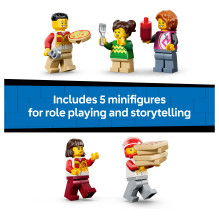 LEGO City Pizza Delivery Experience with Vehicles