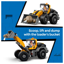 LEGO City dump truck and front loader