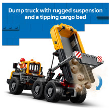 LEGO City dump truck and front loader