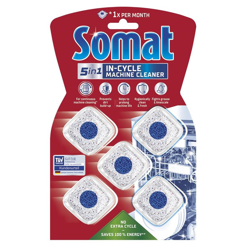 Dishwasher cleaner Somat Machine Cleaner 5pcs