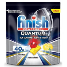 Dishwasher capsules Finish Quantum Ultimate Lemon, 40 pcs