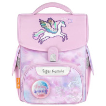 School backpack Tiger Family, pink, 31 cm x 19 cm x 36 cm School backpack Tiger Family, pink, 31 cm x 19 cm x 36 cm