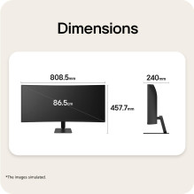 MONITOR LCD 34" VA / 34U601B-B LG
