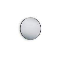 BRITTA MIRROR 80 CM ROUND BLACK BRITTA MIRROR 80 CM ROUND BLACK