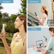 JisuLife Handheld Fan 8 White JisuLife Handheld Fan 8 White