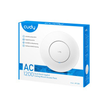 Belaidis Prieigos Taškas - Cudy AC1300 Dual-Band Wi-Fi PoE 300 / 867 Mbit / s Baltas Belaidis Prieigos Taškas - Cudy AC1300 Dual-Band Wi-Fi PoE 300 / 867 Mbit / s Baltas