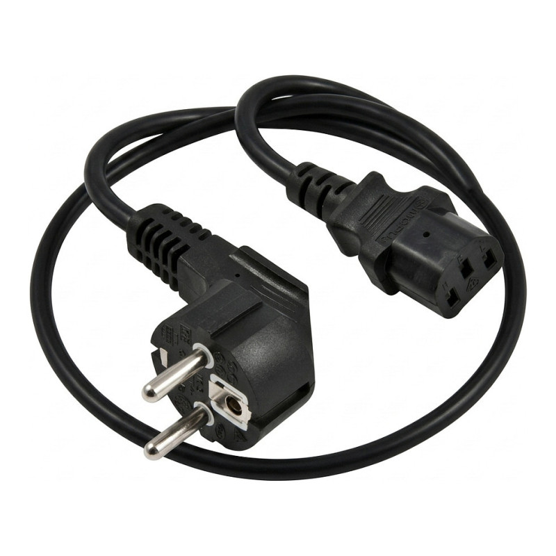„Synergy21“ maitinimo laidas 230V „Schuko CEE7“ (kištukas) - IEC-C13 (lizdas), 5m, juodas