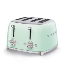 Toaster - SMEG TSF03PGEU 4-Slice Retro with 6 Brown Settings Pastel Green Toaster - SMEG TSF03PGEU 4-Slice Retro with 6 Brown Settings Pastel Green