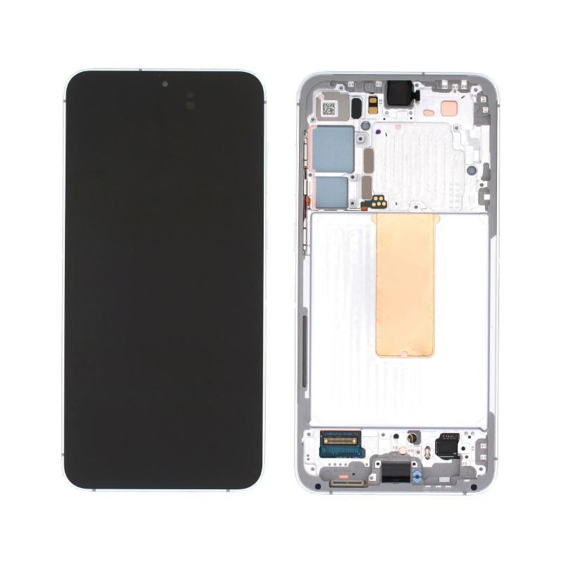LCD screen Samsung S916 S23+ 5G with touch screen and frame Lime original (service pack)