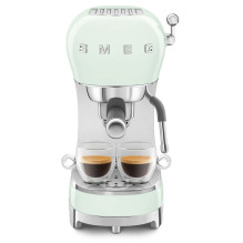 Coffee Machine - SMEG ECF02PGEU 15-Bar Manual Espresso Machine with Steam Nozzle Green Coffee Machine - SMEG ECF02PGEU 15-Bar Manual Espresso Machine with Steam Nozzle Green