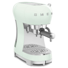 Kavos Aparatas - SMEG ECF02PGEU 15-Bar Rankinis Espresso Aparatas su Garų Antgaliu Žalia Kavos Aparatas - SMEG ECF02PGEU 15-Bar Rankinis Espresso Aparatas su Garų Antgaliu Žalia
