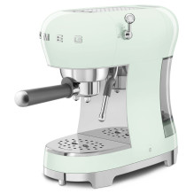 Kavos Aparatas - SMEG ECF02PGEU 15-Bar Rankinis Espresso Aparatas su Garų Antgaliu Žalia Kavos Aparatas - SMEG ECF02PGEU 15-Bar Rankinis Espresso Aparatas su Garų Antgaliu Žalia