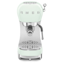 Kavos Aparatas - SMEG ECF02PGEU 15-Bar Rankinis Espresso Aparatas su Garų Antgaliu Žalia Kavos Aparatas - SMEG ECF02PGEU 15-Bar Rankinis Espresso Aparatas su Garų Antgaliu Žalia