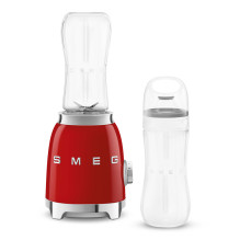 Blenderis - SMEG PBF01RDEU Kompaktiškas Asmeninis 2-greitis Dvigubas Peilis Raudonas